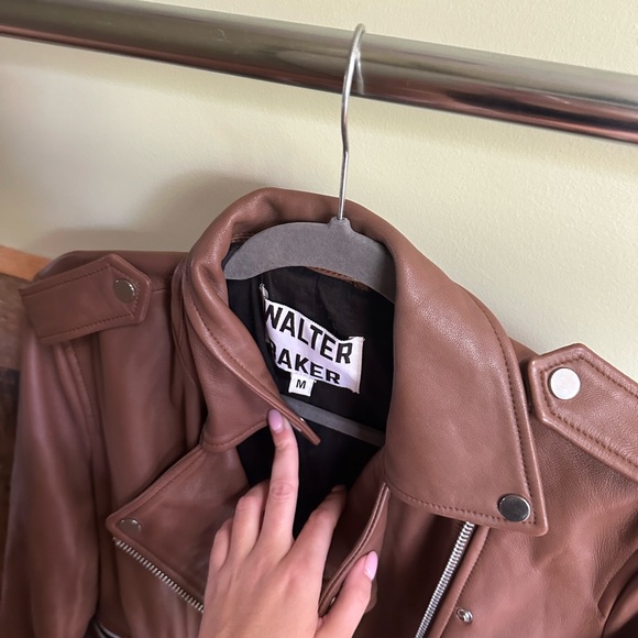 WALTEE BAKER 100% LEATHER JACKET - Picture 6 of 8